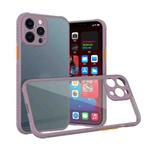 For iPhone 13 Pro Max Michelin Tires Texture Acrylic + TPU Shockproof Protective Case (Purple)