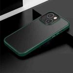 Mocolo K33 Frosted TPU + PC Shockproof Protective Case For iPhone 13 mini(Green)