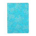 360 Degree Rotating Grape Texture Leather Case with Holder For iPad 4 / 3 / 2(Blue)