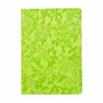 360 Degree Rotating Grape Texture Leather Case with Holder For iPad 4 / 3 / 2(Green)