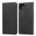 For Google Pixel 4 XL Calf Texture Magnetic Horizontal Flip Leather Case with Holder & Card Slots & Wallet(Black)
