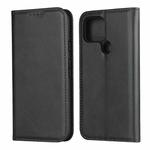For Google Pixel 5 Calf Texture Magnetic Horizontal Flip Leather Case with Holder & Card Slots & Wallet(Black)