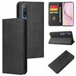 For Xiaomi Mi 10 Pro Calf Texture Magnetic Horizontal Flip Leather Case with Holder & Card Slots & Wallet(Black)