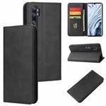 For Xiaomi Mi Note 10 Pro Calf Texture Magnetic Horizontal Flip Leather Case with Holder & Card Slots & Wallet(Black)