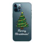 For iPhone 13 Pro Christmas Series Transparent TPU Protective Case (Small Christmas Tree)