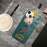 For iPhone 13 mini Christmas Series Transparent TPU Protective Case (Five-pointed Star)