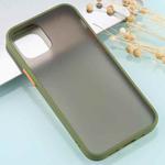 For iPhone 13 mini Skin Feel Series Shockproof Frosted TPU + PC Protective Case (Army Green)