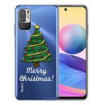 For Xiaomi Redmi Note 10 5G Christmas Series Transparent TPU Protective Case(Small Christmas Tree)