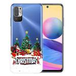 For Xiaomi Redmi Note 10 5G Christmas Series Transparent TPU Protective Case(Retro Old Man)