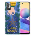 For Xiaomi Redmi Note 10 5G Christmas Series Transparent TPU Protective Case(Five-pointed Star)