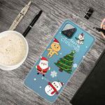 For Samsung Galaxy A12 5G Christmas Series Transparent TPU Protective Case(4 Cartoons)