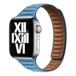 Slimming Loop Magnetic Watch Band For Apple Watch Series 8&7 41mm / SE 2&6&SE&5&4 40mm / 3&2&1 38mm(Chrysanthemum Blue)