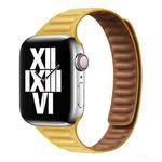 Slimming Loop Magnetic Watch Band For Apple Watch Ultra 49mm / Series 8&7 45mm / SE 2&6&SE&5&4 44mm / 3&2&1 42mm(Yellow)