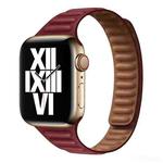 Slimming Loop Magnetic Watch Band For Apple Watch Ultra 49mm / Series 8&7 45mm / SE 2&6&SE&5&4 44mm / 3&2&1 42mm(Wine Red)