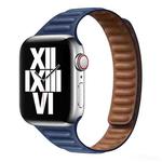 Slimming Loop Magnetic Watch Band For Apple Watch Ultra 49mm / Series 8&7 45mm / SE 2&6&SE&5&4 44mm / 3&2&1 42mm(Midnight Blue)