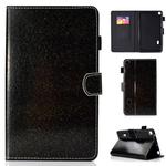 For Huawei MediaPad T3 7.0 Varnish Glitter Powder Horizontal Flip Leather Case with Holder & Card Slot(Black)