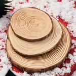 3 in 1 Creative Crude Log Pile Christmas Theme Shooting Props DIY Decorative Ornaments Background Photo Photography Props(Log Ornaments)