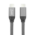 100W USB-C / Type-C Male to USB-C / Type-C Male Full-function Data Cable with E-mark, Cable Length:0.5m