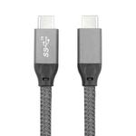 100W USB-C / Type-C Male to USB-C / Type-C Male Full-function Data Cable with E-mark, Cable Length:1.5m