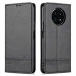 For Honor X20 AZNS Magnetic Calf Texture Horizontal Flip Leather Case with Card Slots & Holder & Wallet(Black)