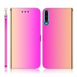 For Huawei P30 Imitated Mirror Surface Horizontal Flip Leather Case with Holder & Card Slots & Wallet & Lanyard(Gradient Color)