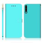 For Huawei P30 Imitated Mirror Surface Horizontal Flip Leather Case with Holder & Card Slots & Wallet & Lanyard(Mint Green)