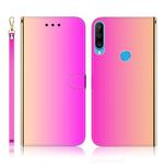 For Huawei P30 Lite / Nova 4e Imitated Mirror Surface Horizontal Flip Leather Case with Holder & Card Slots & Wallet & Lanyard(Gradient Color)