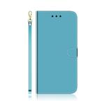 For Huawei P30 Lite / Nova 4e Imitated Mirror Surface Horizontal Flip Leather Case with Holder & Card Slots & Wallet & Lanyard(Blue)