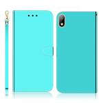 For Huawei Y5 (2019) / Honor 8s Imitated Mirror Surface Horizontal Flip Leather Case with Holder & Card Slots & Wallet & Lanyard(Mint Green)