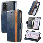 For Blackview A100 CaseNeo Business Splicing Dual Magnetic Buckle Horizontal Flip PU Leather Case with Holder & Card Slots & Wallet(Blue)