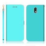 For Nokia 2.2 Imitated Mirror Surface Horizontal Flip Leather Case with Holder & Card Slots & Wallet & Lanyard(Mint Green)