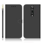 For Xiaomi Redmi K20 / K20 Pro / Mi 9T / Mi 9T Pro Imitated Mirror Surface Horizontal Flip Leather Case with Holder & Card Slots & Wallet & Lanyard(Black)