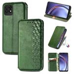For Huawei Maimang 10 SE Cubic Grid Pressed Horizontal Flip Magnetic PU Leather Case with Holder & Card Slots & Wallet(Green)