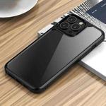 For iPhone 13 mini iPAKY Royal Armor Shockproof TPU + Clear PC Protective Case (Black)