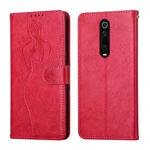 For Xiaomi Redmi K20 Beauty Girl Embossing Pattern Horizontal Flip Leather Case with Holder & Card Slot & Wallet & Photo Frame(Red)