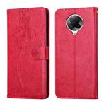 For Xiaomi Redmi K30 Pro Beauty Girl Embossing Pattern Horizontal Flip Leather Case with Holder & Card Slot & Wallet & Photo Frame(Red)