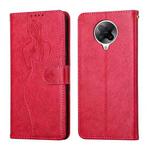 For Xiaomi Redmi K30 Ultra Beauty Girl Embossing Pattern Horizontal Flip Leather Case with Holder & Card Slot & Wallet & Photo Frame(Red)