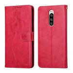 For Sony Xperia 1 / Xperia XZ4 Beauty Girl Embossing Pattern Horizontal Flip Leather Case with Holder & Card Slot & Wallet & Photo Frame(Red)