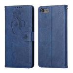 For Sony Xperia XZ4 Compact Beauty Girl Embossing Pattern Horizontal Flip Leather Case with Holder & Card Slot & Wallet & Photo Frame(Blue)