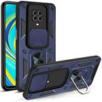 For Xiaomi Redmi Note 9S Sliding Camera Cover Design TPU+PC Protective Case(Blue)