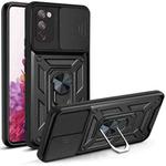 For Samsung Galaxy S20 FE 5G Sliding Camera Cover Design TPU+PC Protective Case(Black)