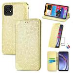 For Huawei Maimang 10 SE Blooming Mandala Embossed Pattern Magnetic Horizontal Flip Leather Case with Holder & Card Slots & Wallet(Yellow)
