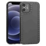 Bear Pattern TPU Phone Protective Case For iPhone 12 mini(Transparent Black)