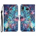 For Samsung Galaxy A10s Painted Pattern Horizontal Flip Leather Case with Holder & Card Slot & Wallet(Starry Mandala)