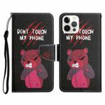 Painted Pattern Horizontal Flip Leather Case with Holder & Card Slot & Wallet For iPhone 11 Pro Max(Red Bear)