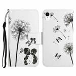 For iPhone XR Painted Pattern Horizontal Flip Leather Case with Holder & Card Slot & Wallet(Dandelion)