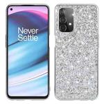 For OnePlus Nord N200 5G Glitter Powder Shockproof TPU Protective Case(Silver)