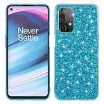 For OnePlus Nord N200 5G Glitter Powder Shockproof TPU Protective Case(Blue)