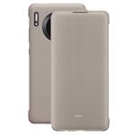 For Huawei Mate 30 Original Huawei Shockproof Horizontal Flip Leather Case with Card Slots & Wallet(Grey)