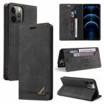 Skin Feel Anti-theft Brush Horizontal Flip Leather Case with Holder & Card Slots & Wallet For iPhone 11 Pro(Black)